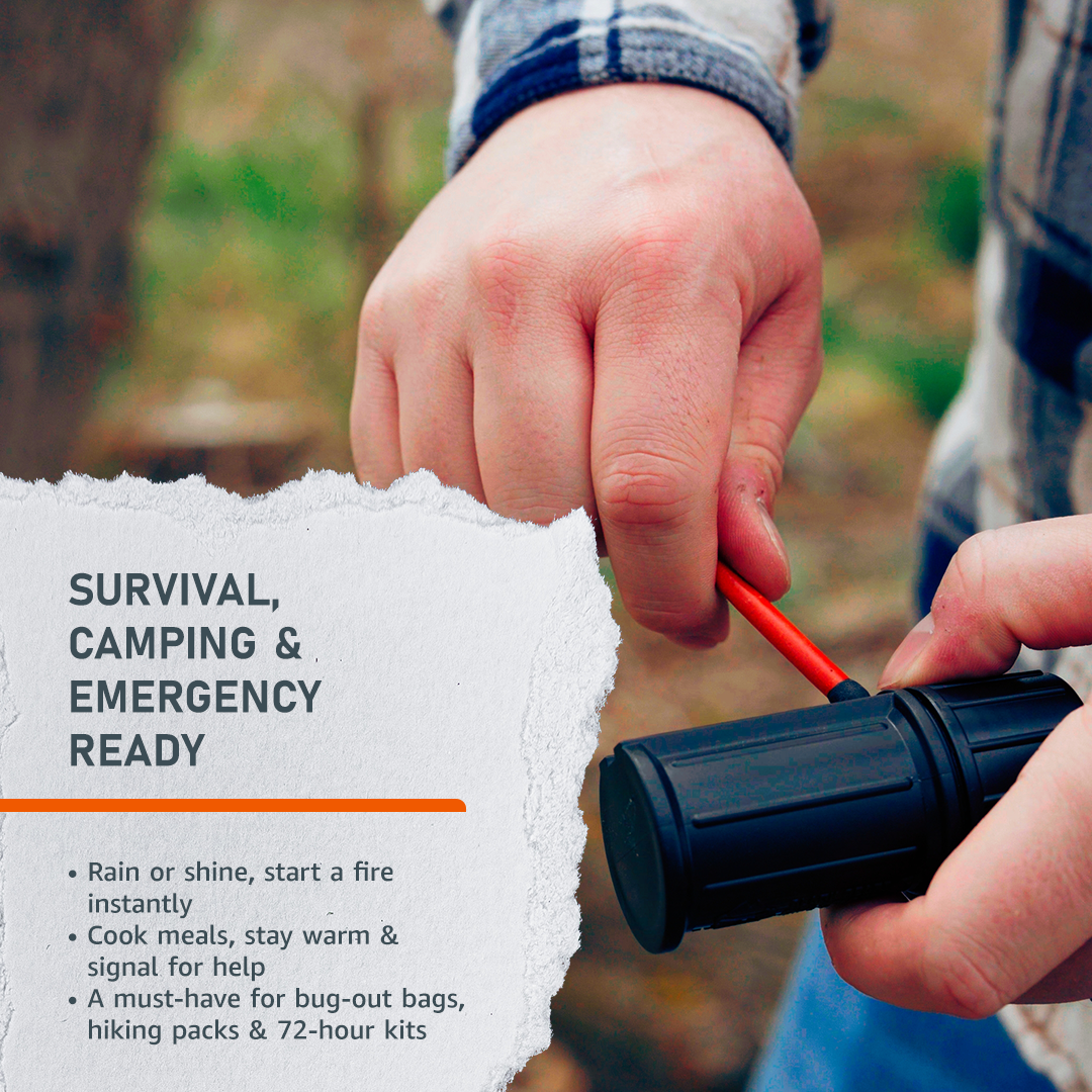Emerge All-Weather Fire Kit – Lights Up to 100 Fires