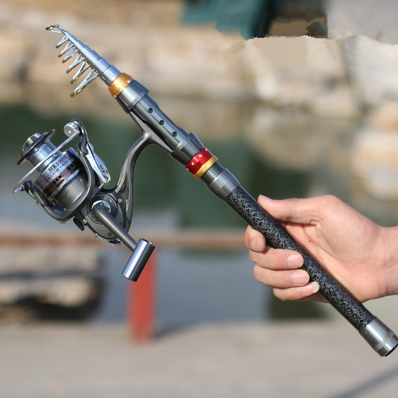 Telescopic Travel Fishing Kit – Rod, Reel, Line & Lures