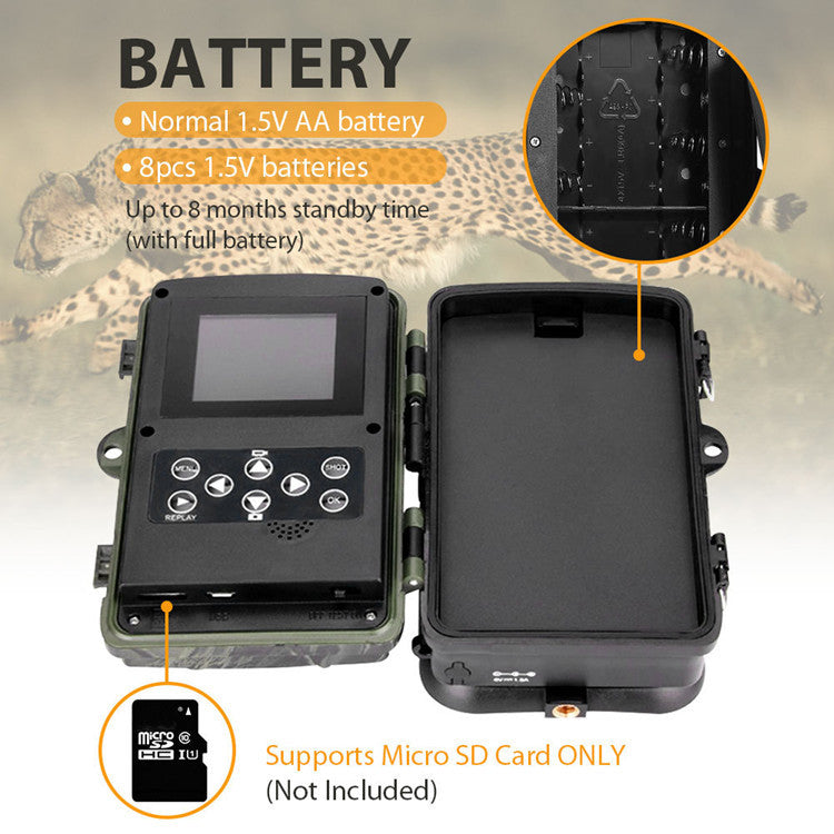 HC801A 16MP Trail Camera – 1080P Infrared Night Vision