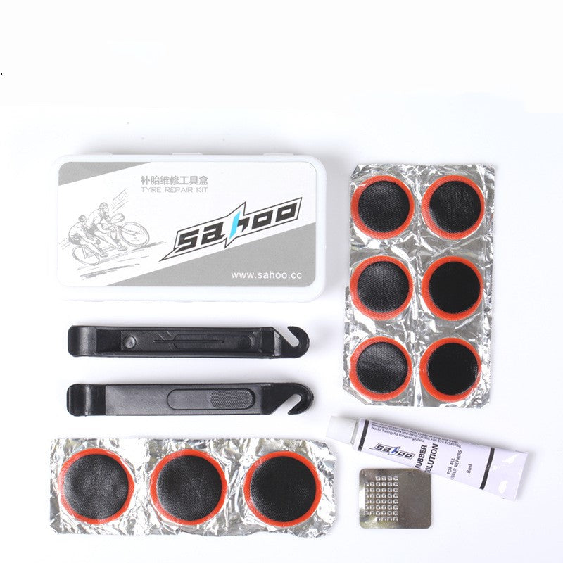 Bike Ride Repair Kit with Mini Pump & 14-in-1 Tool