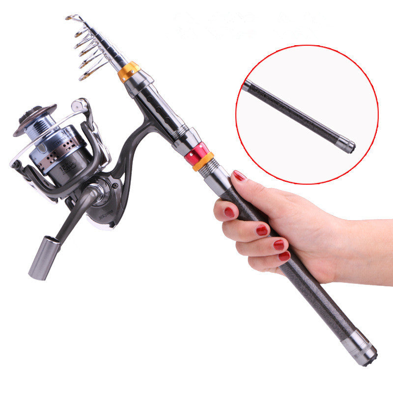 Telescopic Travel Fishing Kit – Rod, Reel, Line & Lures