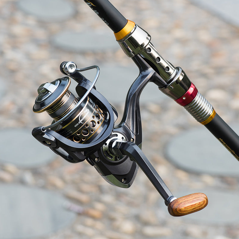 Telescopic Carbon Fishing Rod & Spinning Reel Combo