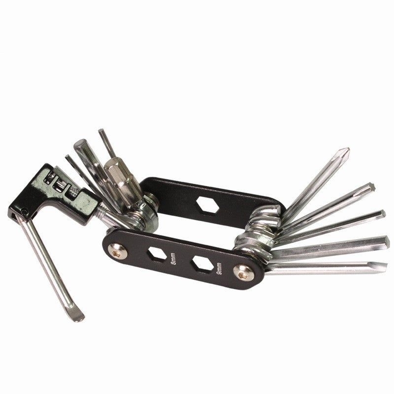 Bike Ride Repair Kit with Mini Pump & 14-in-1 Tool