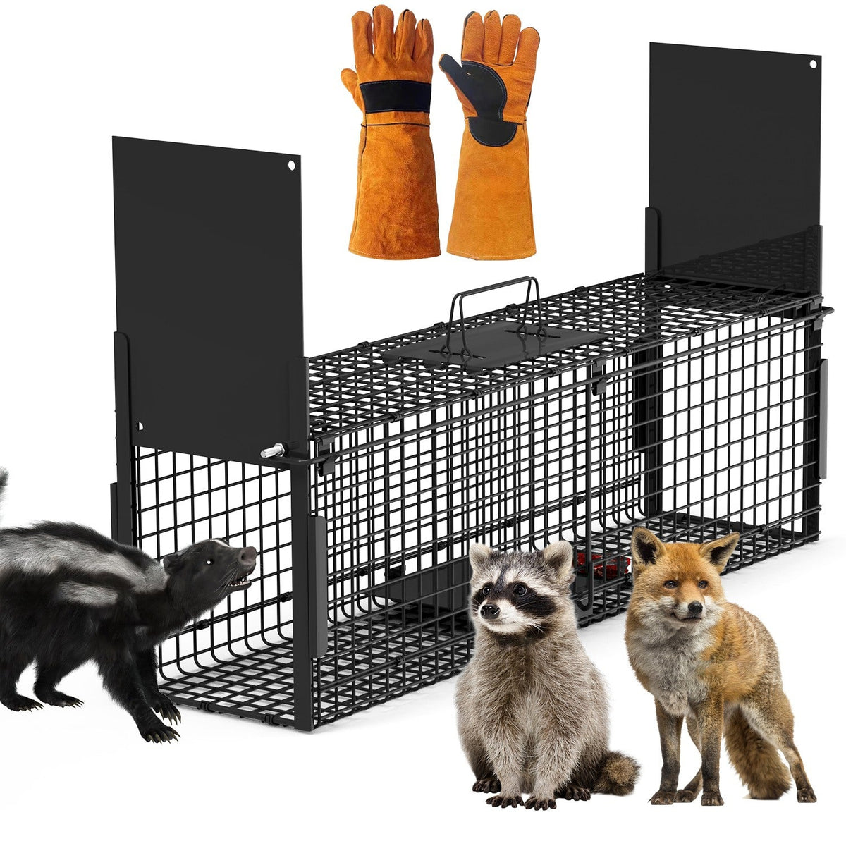 Humane Live Animal Trap – 40" (Raccoon & Opossum)