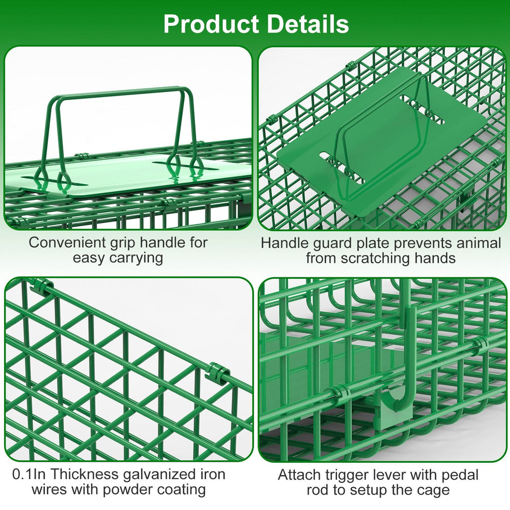 Humane Live Animal Trap – 40" (Raccoon & Opossum)