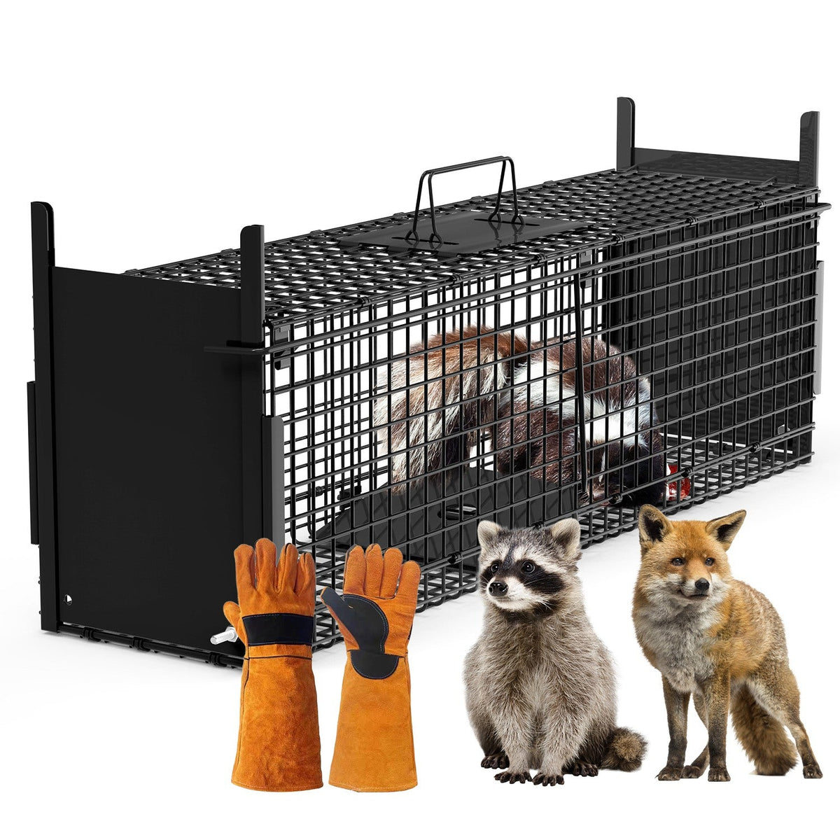 Humane Live Animal Trap – 40" (Raccoon & Opossum)