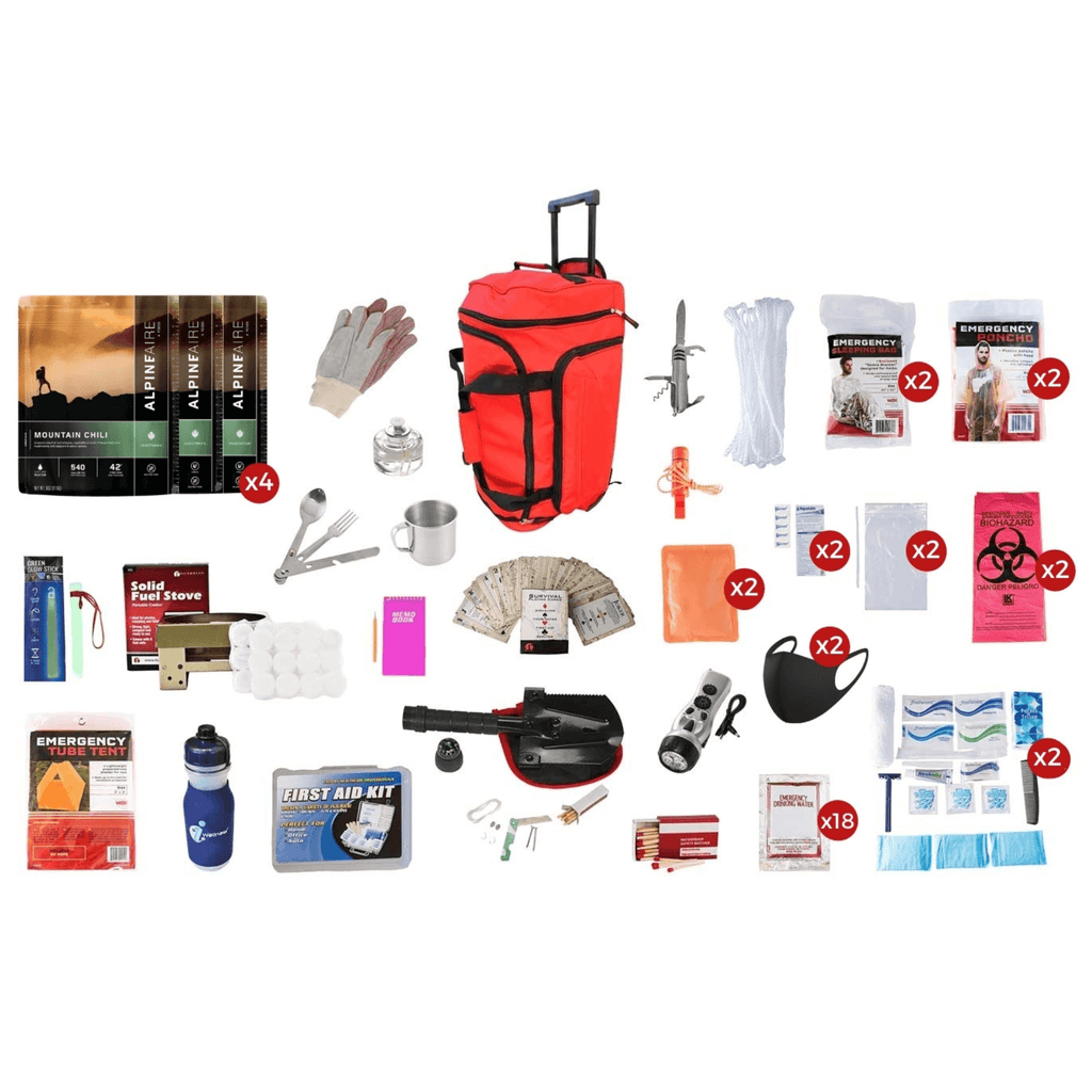 14-Day Deluxe Emergency Food & Survival Kit – Rolling Duffle