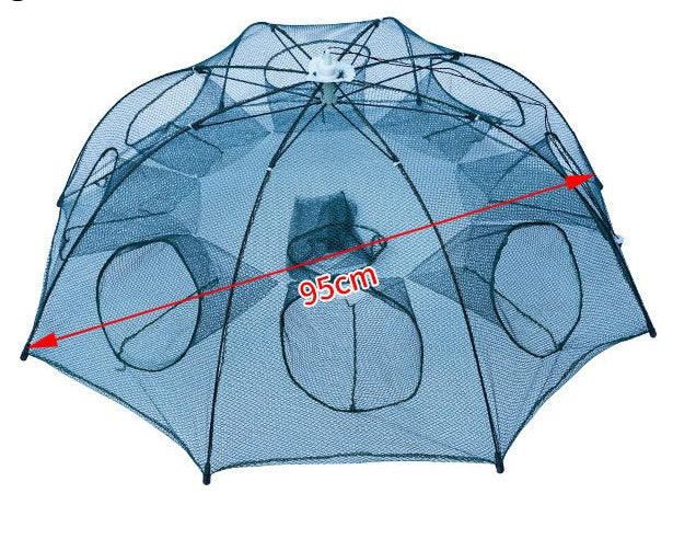Collapsible Fish & Shrimp Trap – Multi-Entry