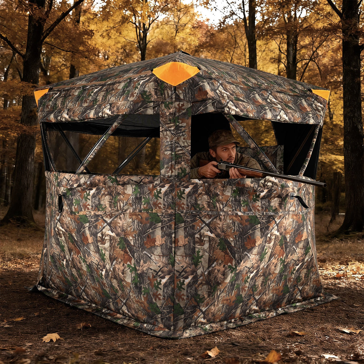 270° See-Through Pop-Up Hunting Blind – 3–4 Person