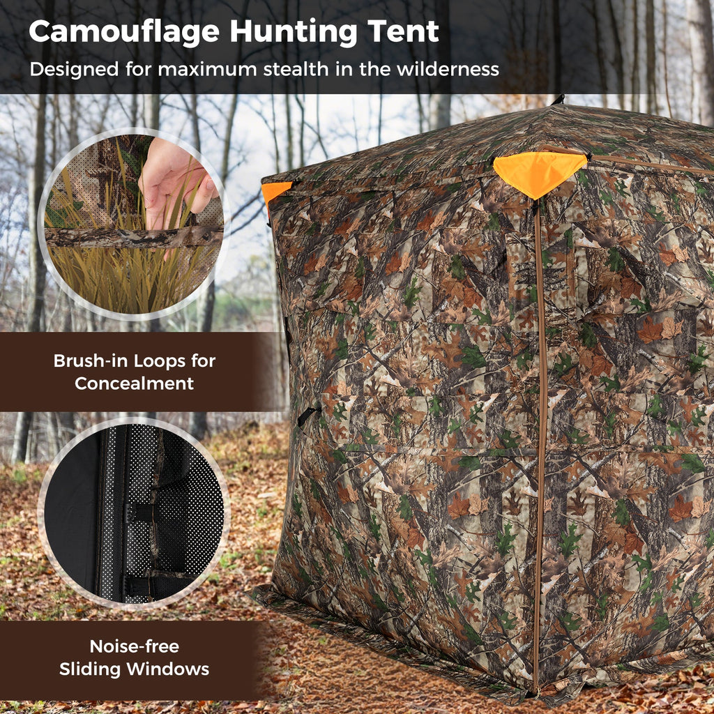 270° See-Through Pop-Up Hunting Blind – 3–4 Person