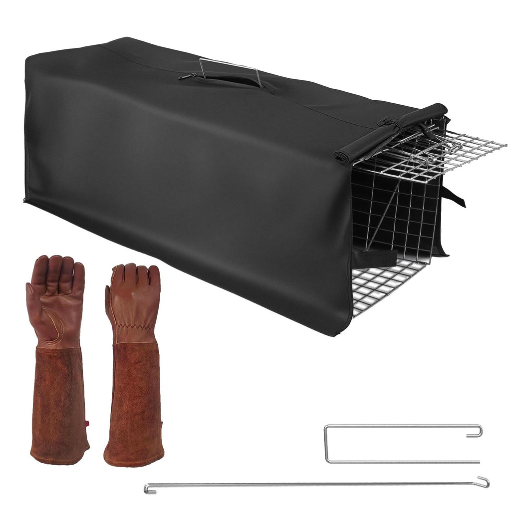 Humane Live Animal Trap with Waterproof Cover – 30.5"