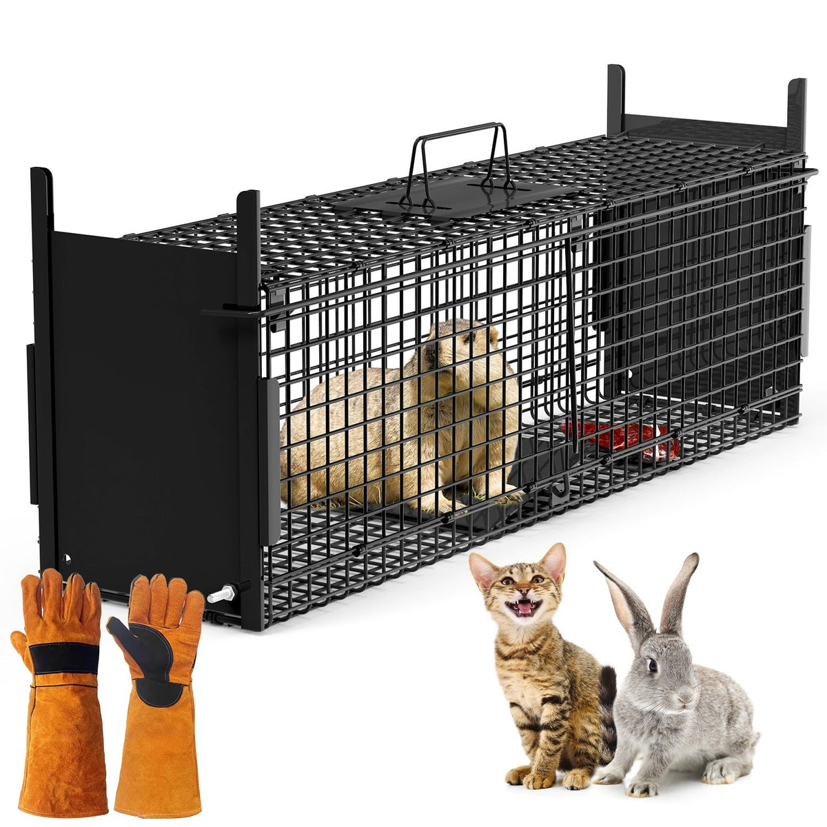 Humane Live Animal Trap – 40" (Raccoon & Opossum)