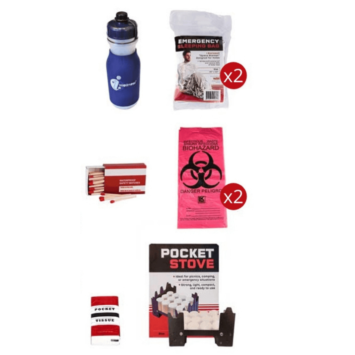 3-Day Emergency Food & Survival Kit – Rolling Camo Bag
