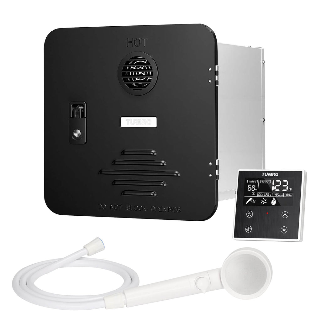 Rotorua 65K BTU Tankless Propane Water Heater with Door