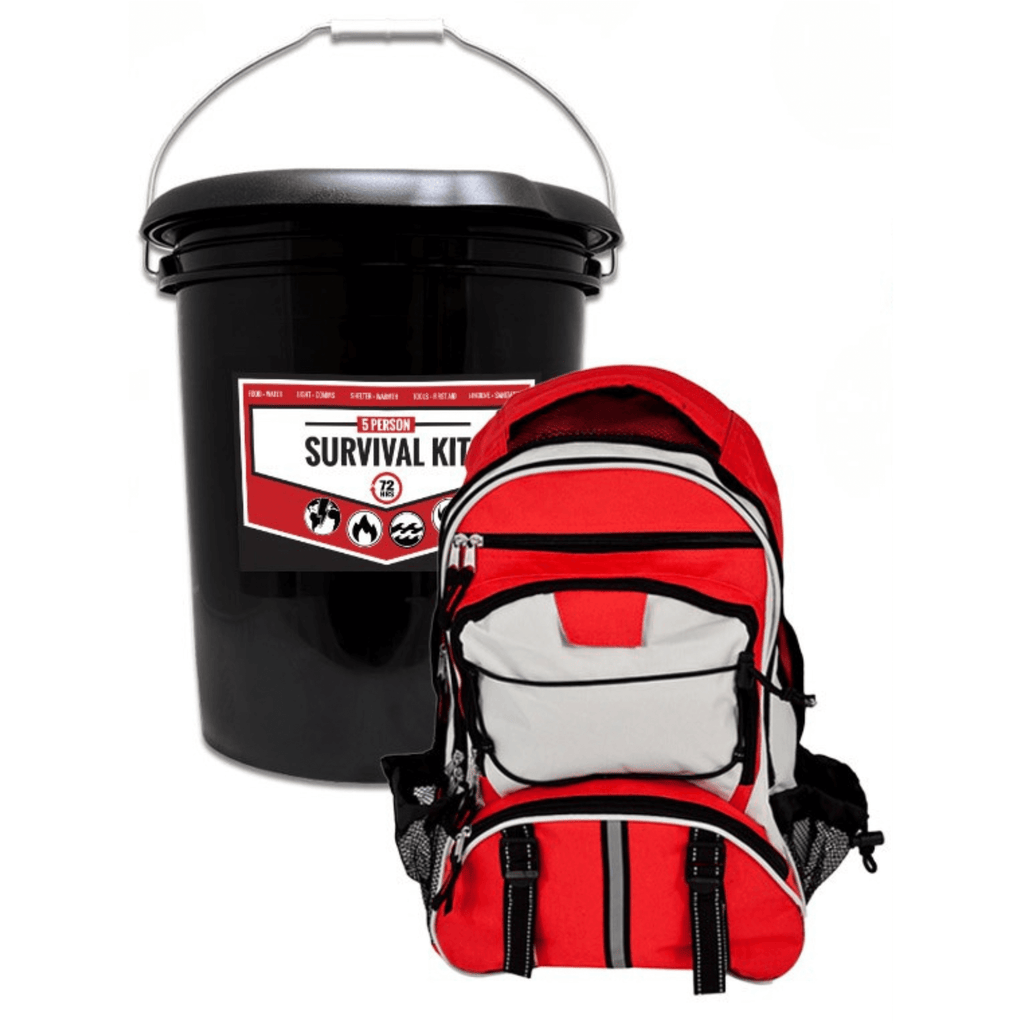5-Person 72-Hour Emergency Survival Bucket Kit