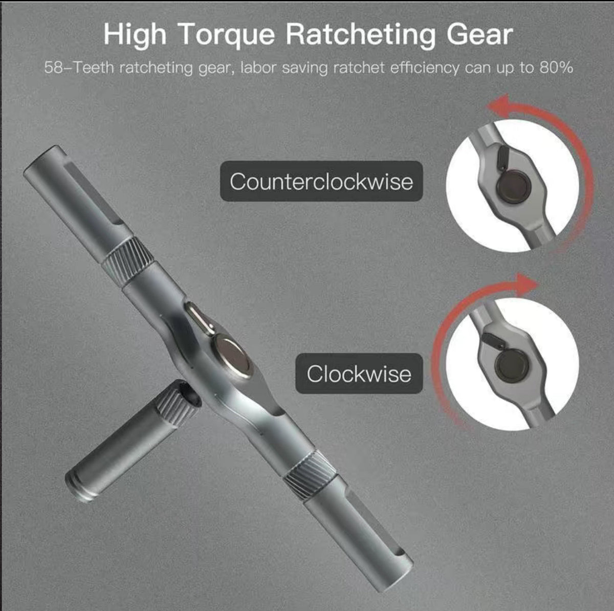 24-in-1 Magnetic Ratchet Screwdriver Set