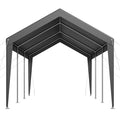 10x20 ft Heavy-Duty Portable Garage & Carport Shelter