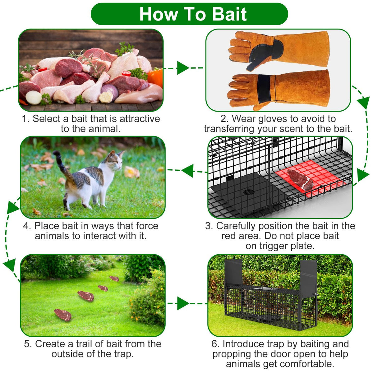 Humane Live Animal Trap – 40" (Raccoon & Opossum)