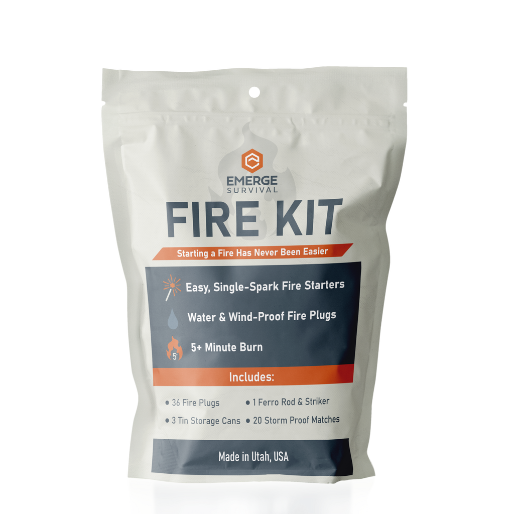 Emerge All-Weather Fire Kit – Lights Up to 100 Fires
