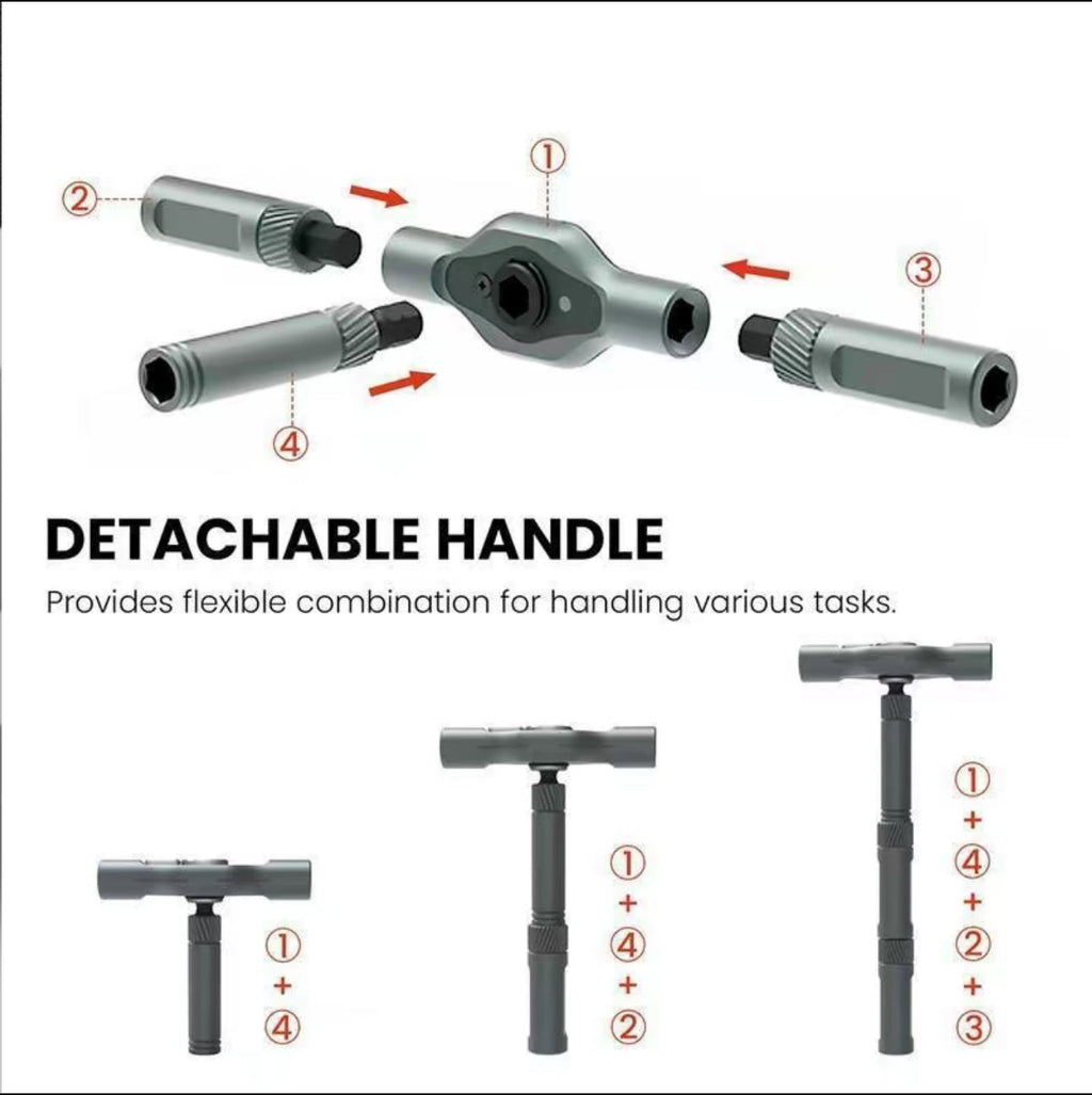24-in-1 Magnetic Ratchet Screwdriver Set