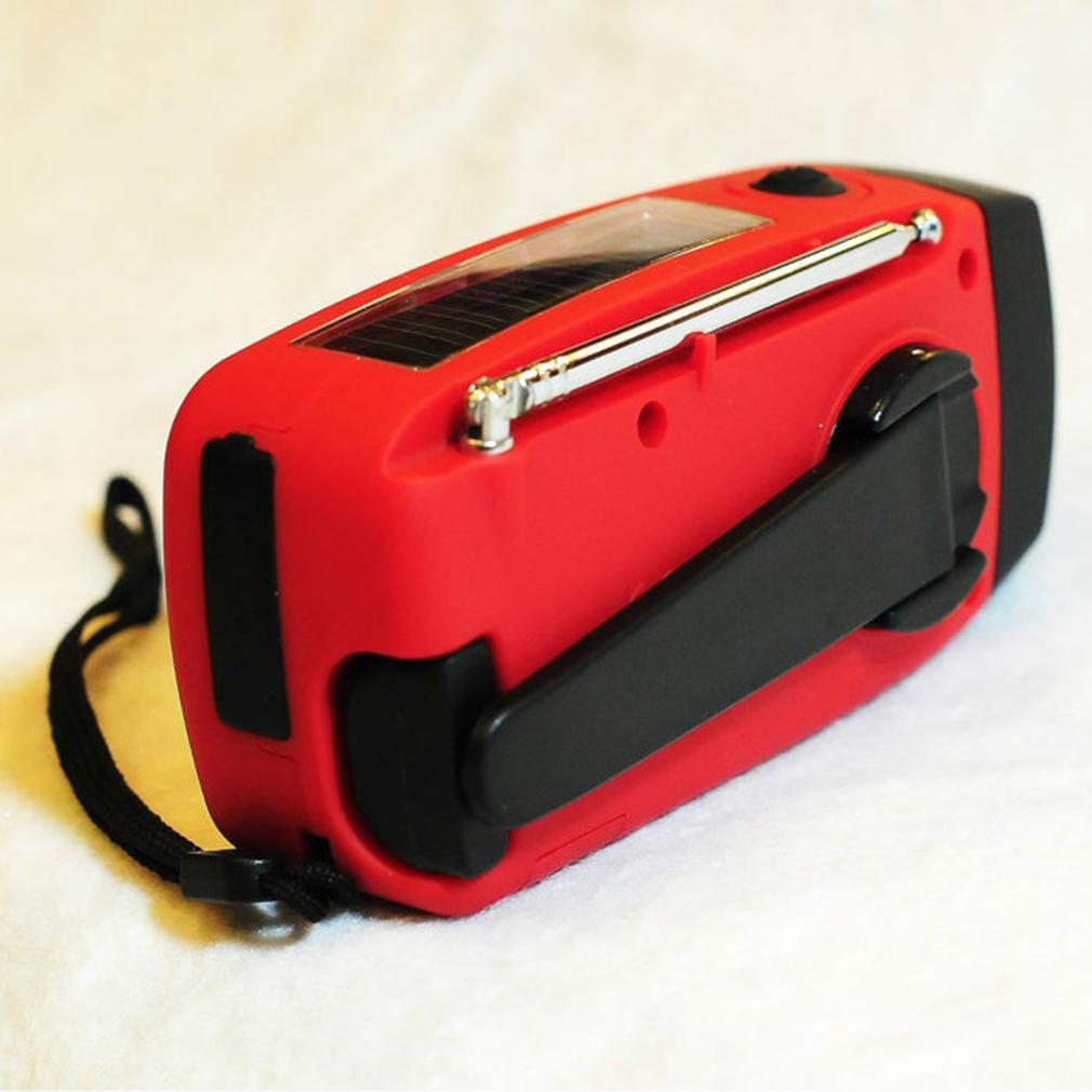 Hand Crank Solar Emergency Radio – AM/FM/Weather Band + Flashlight