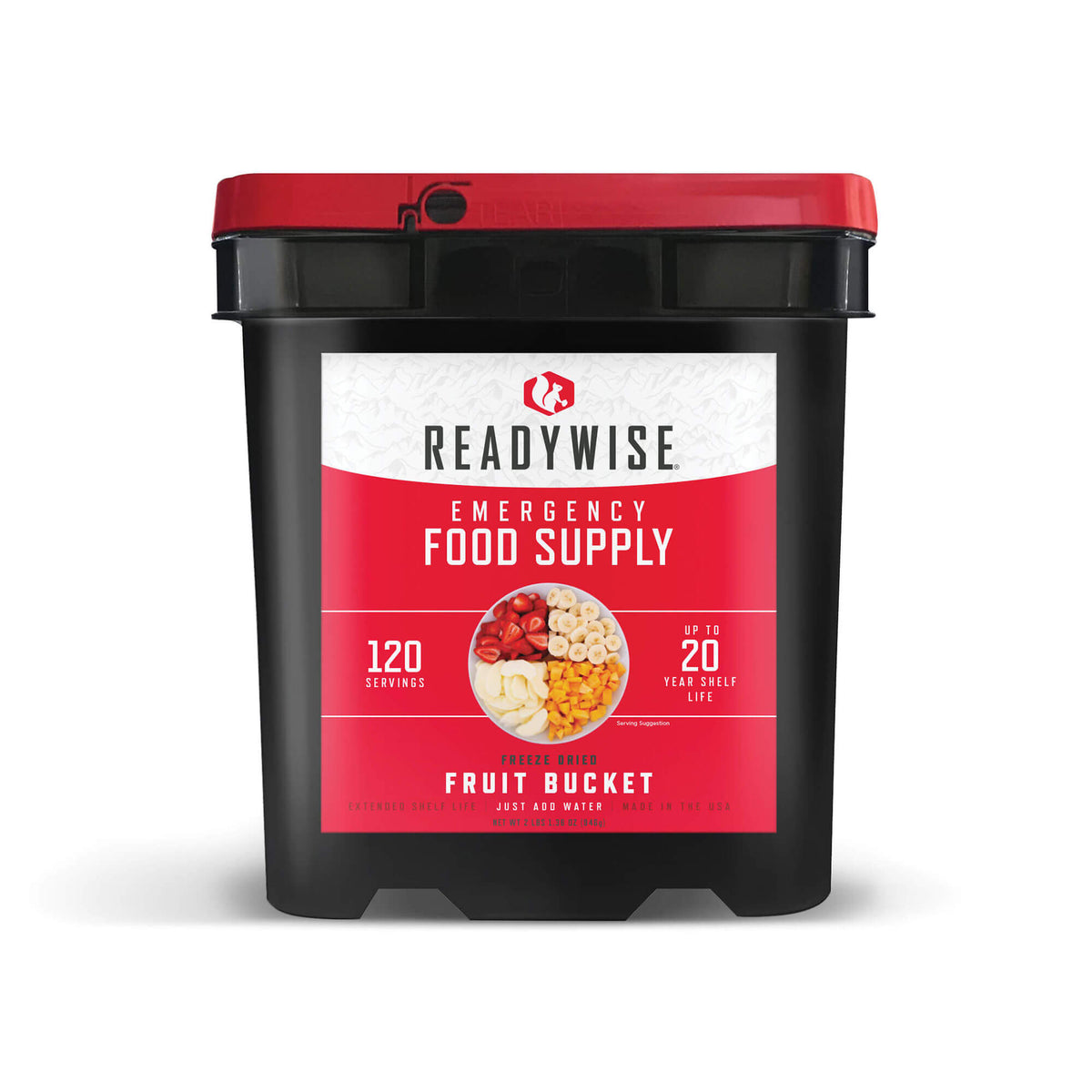 Freeze-Dried Fruit Bucket – 120 Servings