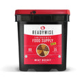 Freeze-Dried Meat Bucket – 48 Servings + 40 Servings Rice, 15-Year Shelf Life