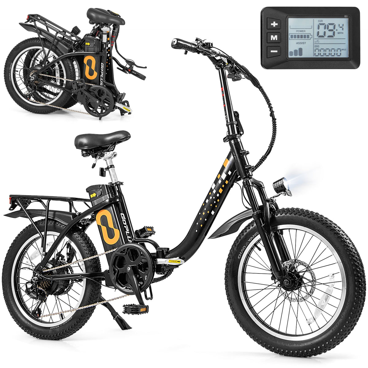 850W Folding Fat-Tire E-Bike – Snow, Sand & Trail Ready