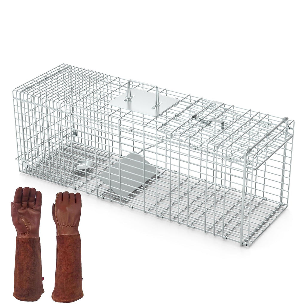 Humane Live Animal Trap with Waterproof Cover – 30.5"