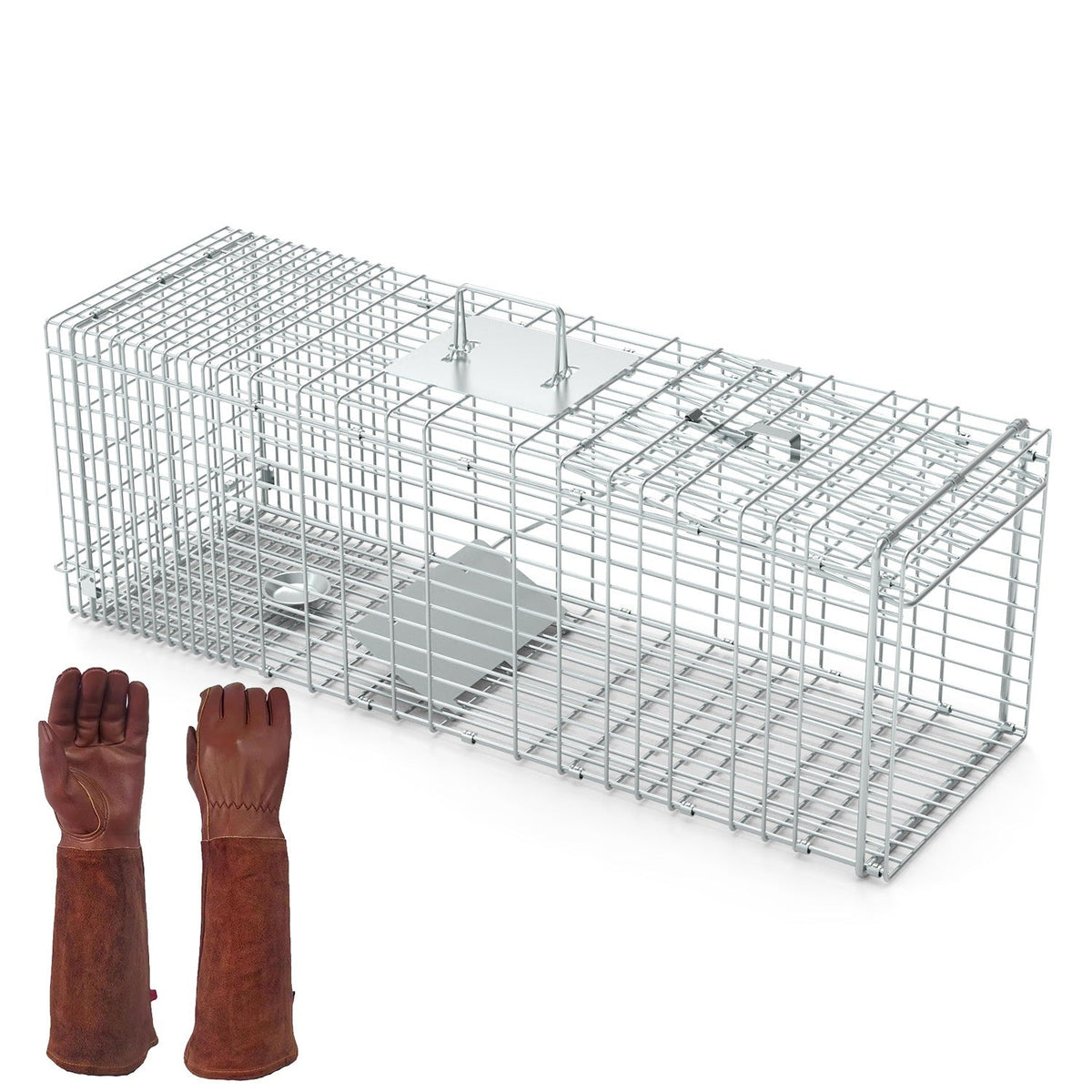 Humane Live Animal Trap with Waterproof Cover – 30.5"
