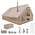 Inflatable 6–10 Person Camping Tent with Stove Jack