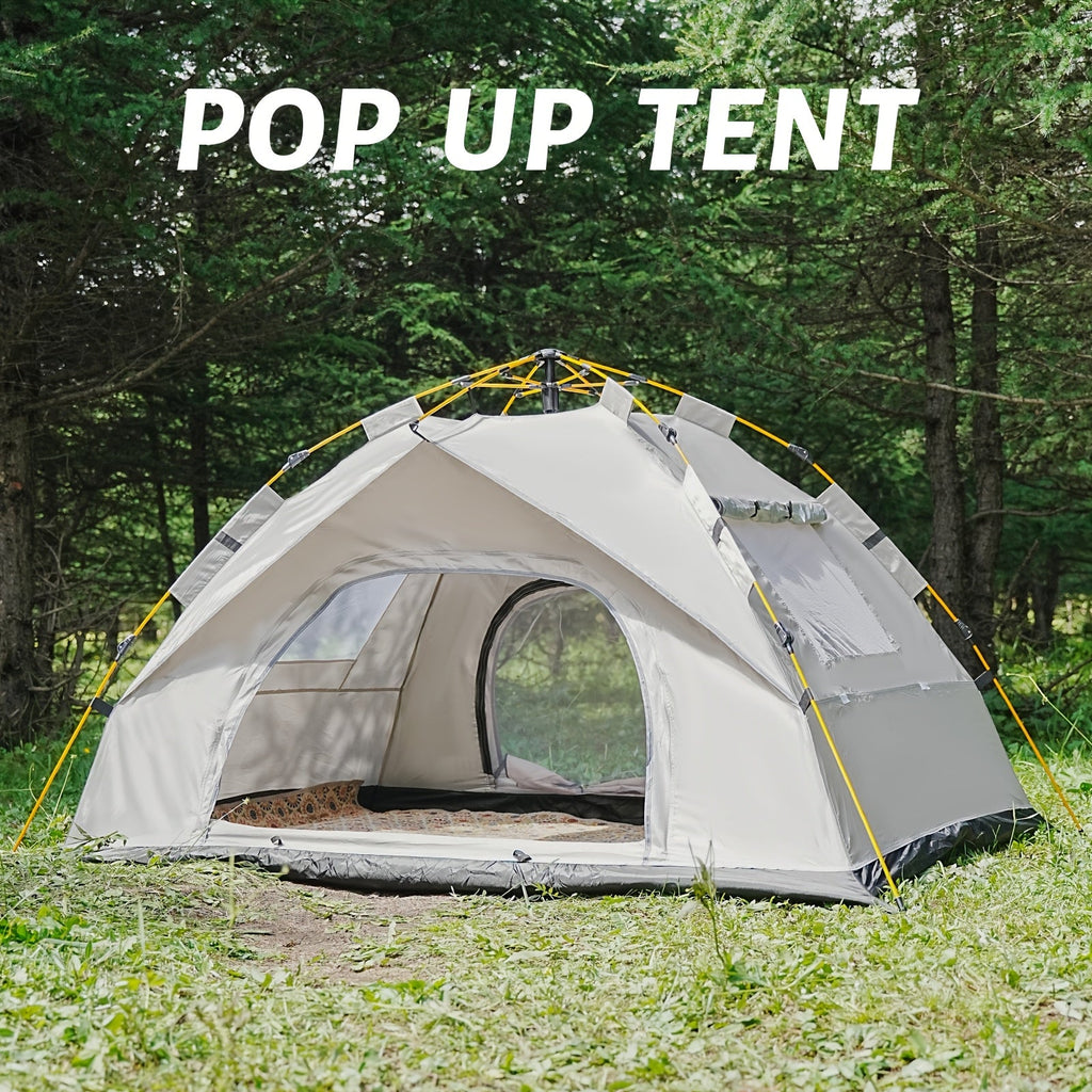 Quick-Setup Pop-Up Camping Tent – 1–3 or 3–4 Person