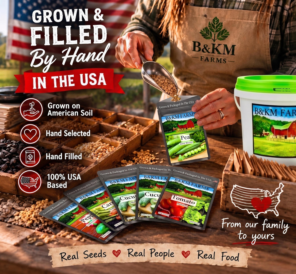 Heirloom Seed Vault – 50 Vegetable & Herb Varieties, 50,000 Seeds
