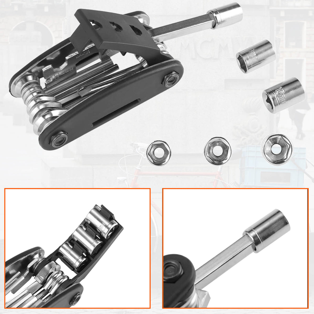 ROCKBROS 16-in-1 Folding Bike Multi-Tool
