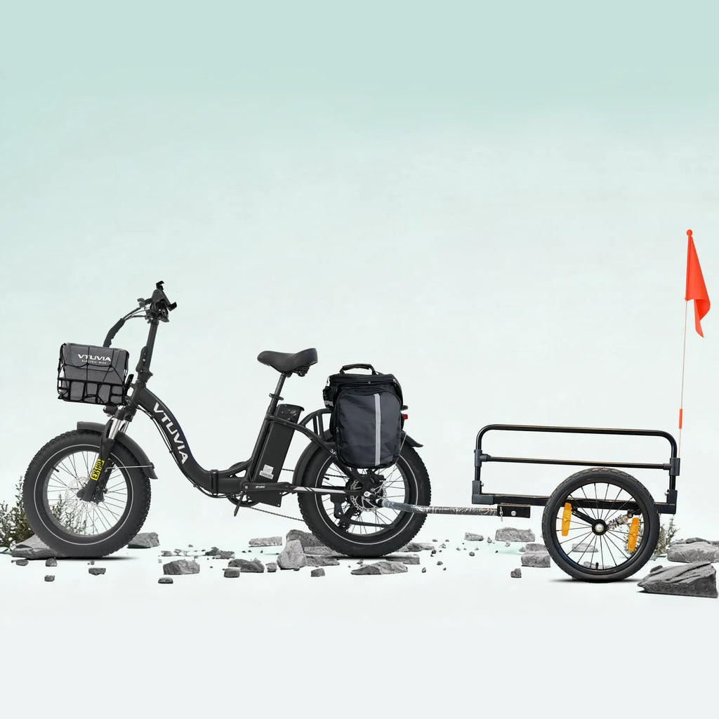 VTUVIA SF20H Folding Cargo E-Bike – 70-Mile Range, Fat Tires