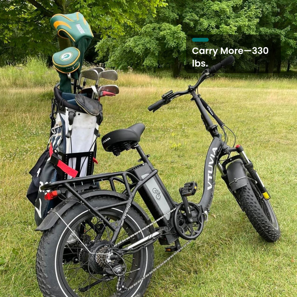 VTUVIA SF20H Folding Cargo E-Bike – 70-Mile Range, Fat Tires