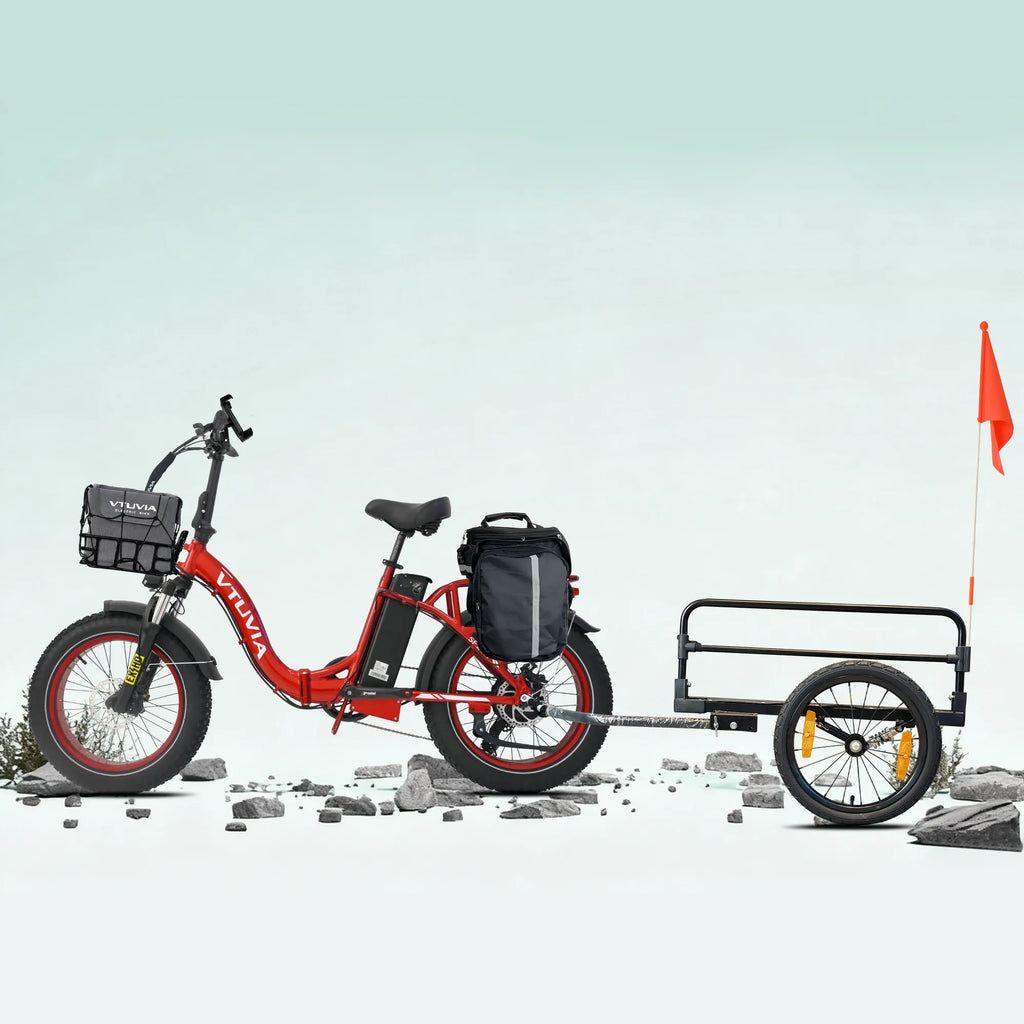 VTUVIA SF20H Folding Cargo E-Bike – 70-Mile Range, Fat Tires