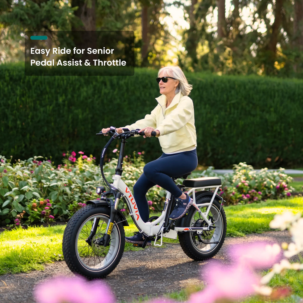 VTUVIA SF20H Folding Cargo E-Bike – 70-Mile Range, Fat Tires