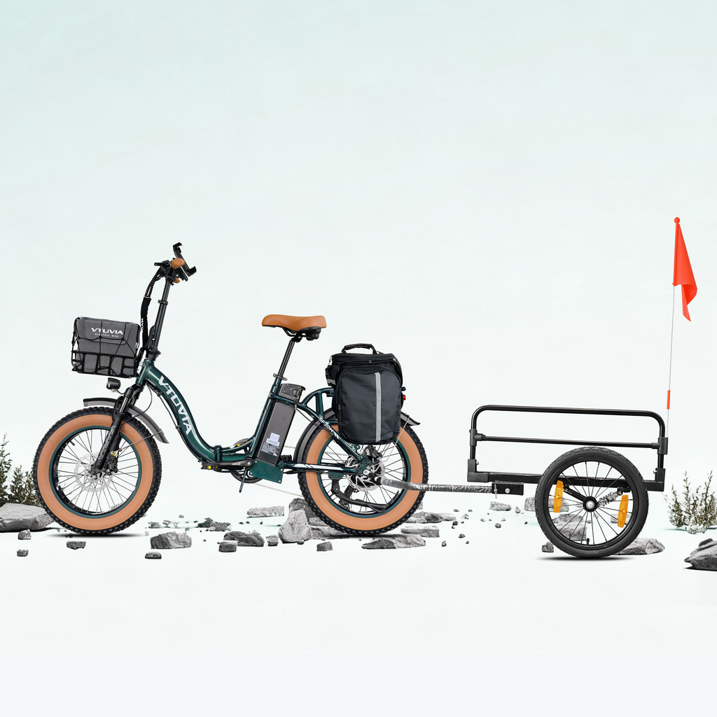 VTUVIA SF20H Folding Cargo E-Bike – 70-Mile Range, Fat Tires