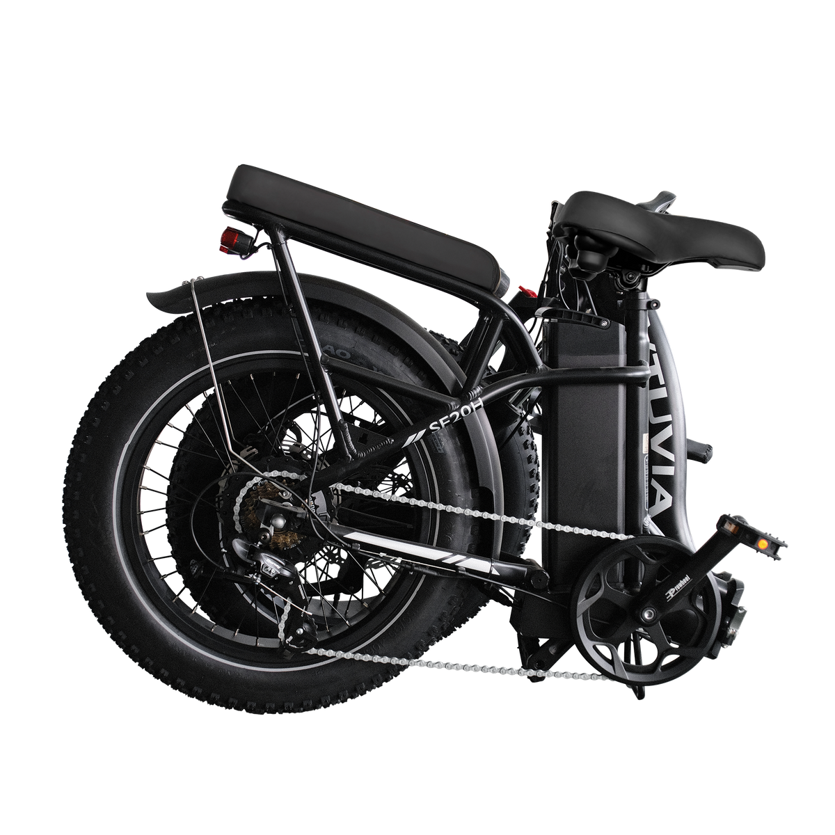 VTUVIA SF20H Folding Cargo E-Bike – 70-Mile Range, Fat Tires