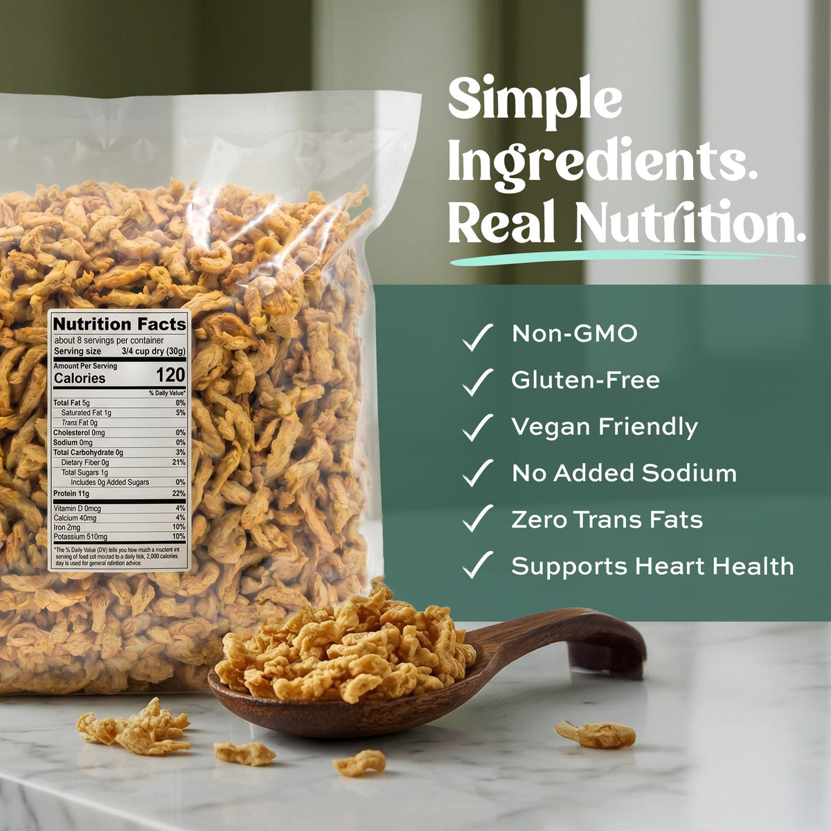 Butler Soy Curls – Non-GMO Plant Protein