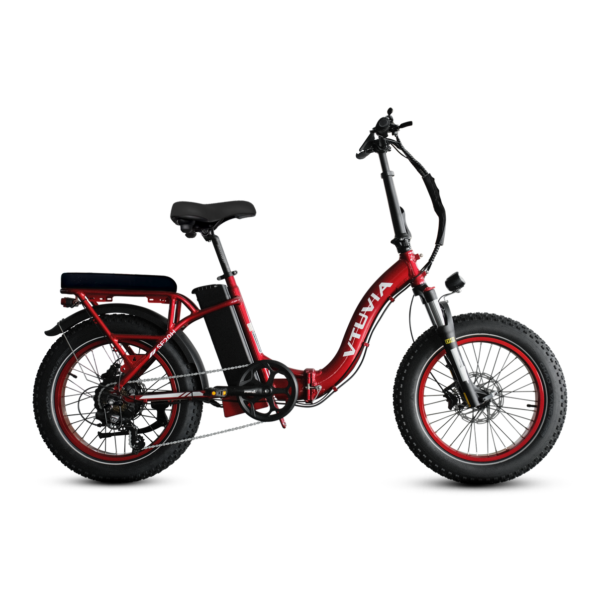 VTUVIA SF20H Folding Cargo E-Bike – 70-Mile Range, Fat Tires