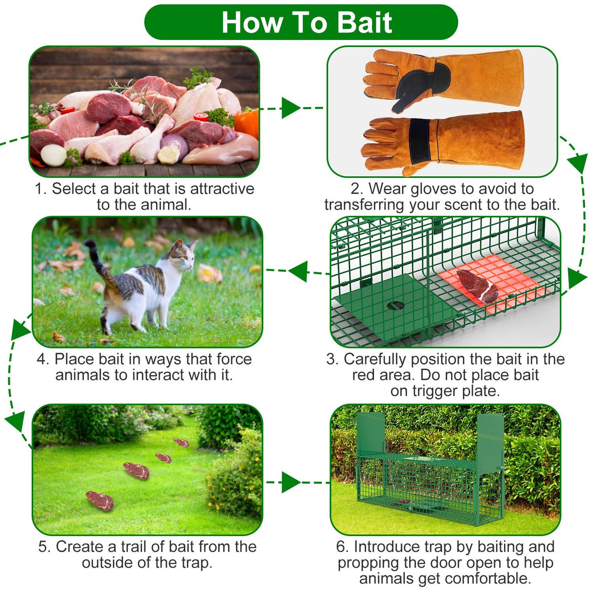 Humane Live Animal Trap – 40" (Raccoon & Opossum)
