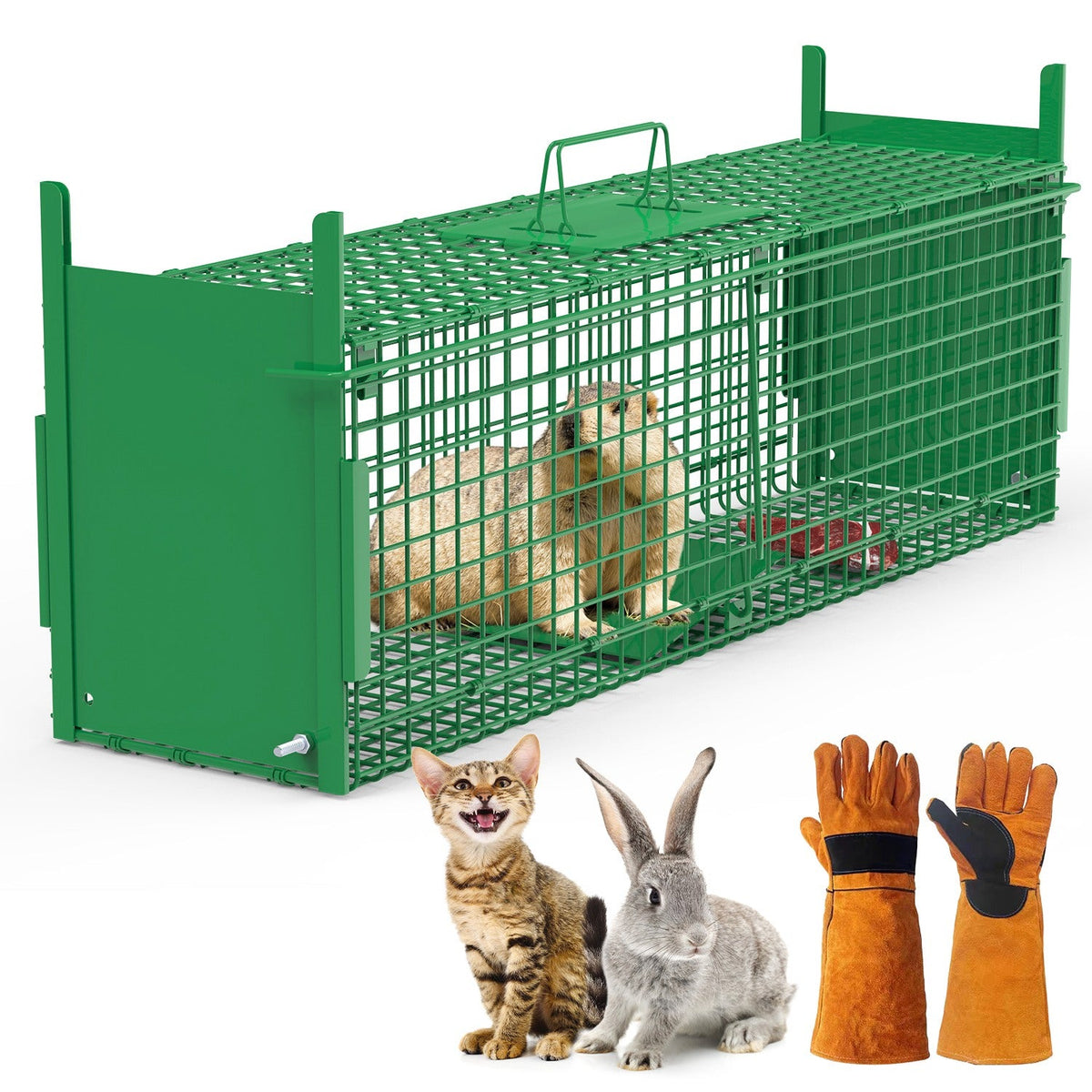 Humane Live Animal Trap – 40" (Raccoon & Opossum)