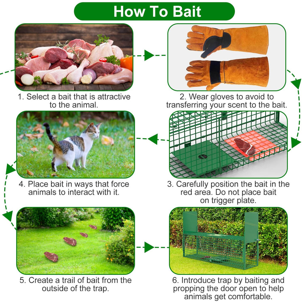 Humane Live Animal Trap – 40" (Raccoon & Opossum)
