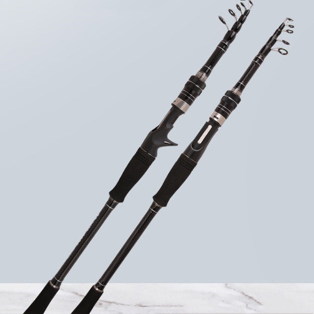 Ultralight Telescopic Carbon Fishing Rod