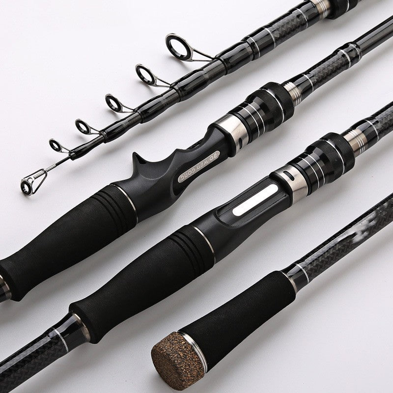 Ultralight Telescopic Carbon Fishing Rod
