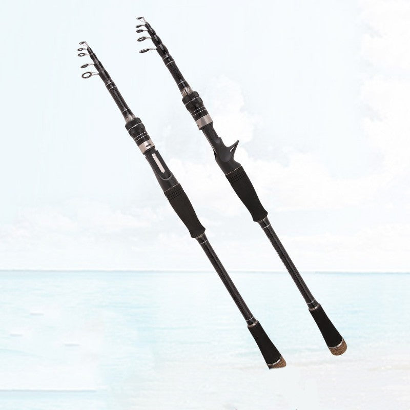 Ultralight Telescopic Carbon Fishing Rod