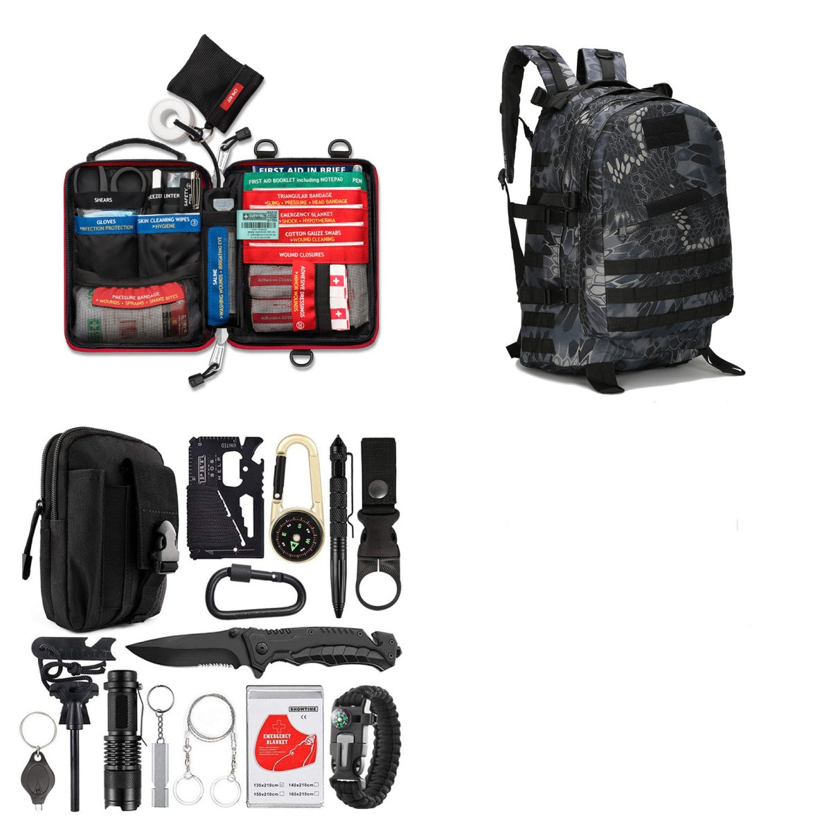 Multi-Function Camping Survival Tool