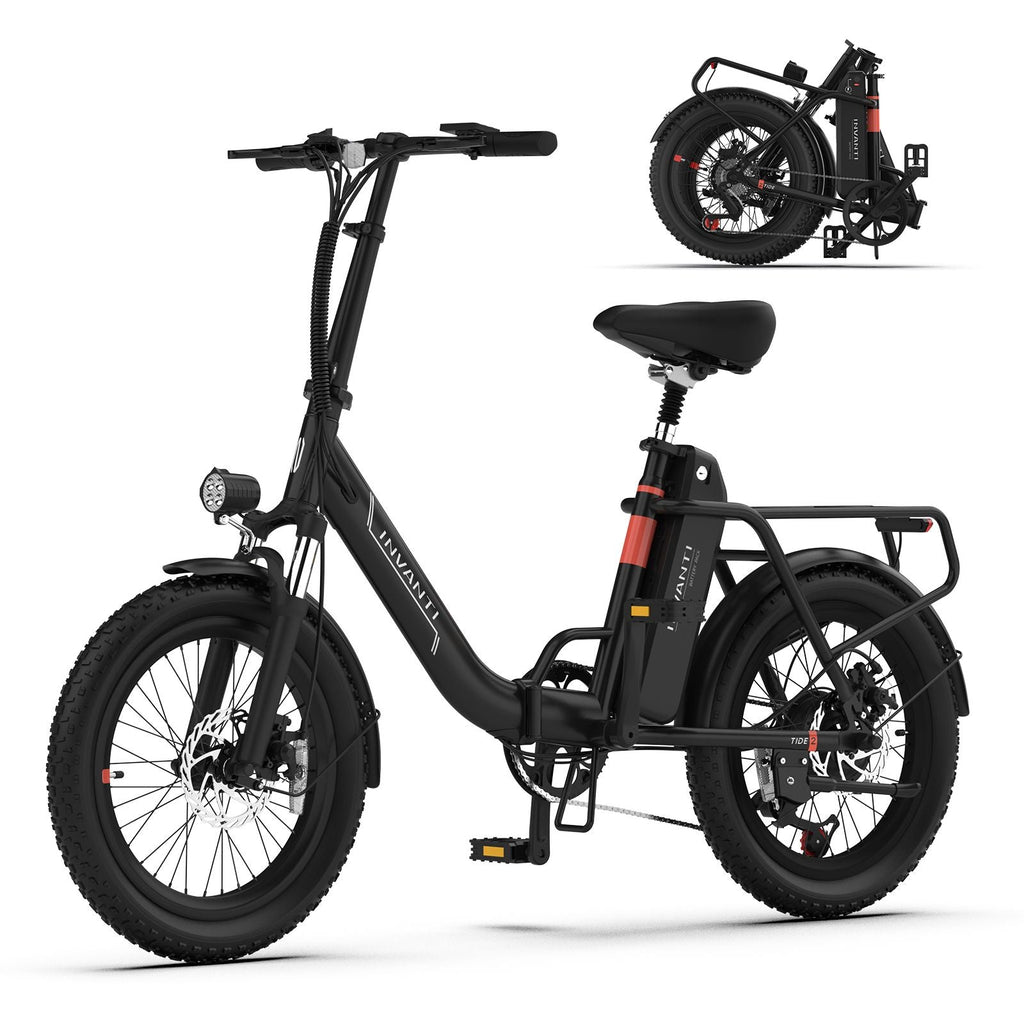 INVANTI EB11 500W Folding E-Bike – Shimano 7-Speed